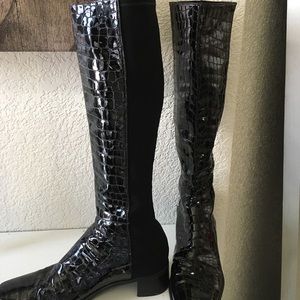 SW Textured Leather Boots